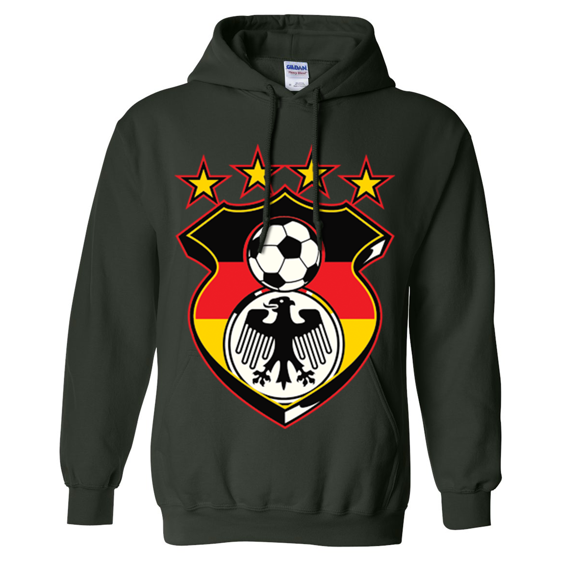 Germany Soccer Coat of Arms Futbol Team Sweatshirt Hoodie