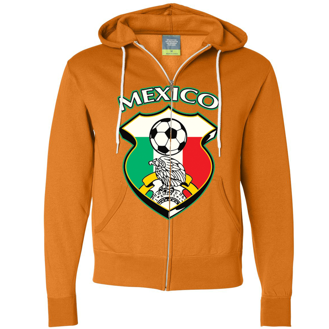 mexico-soccer-coat-of-arms-futbol-team-zip-up-hoodie-ebay