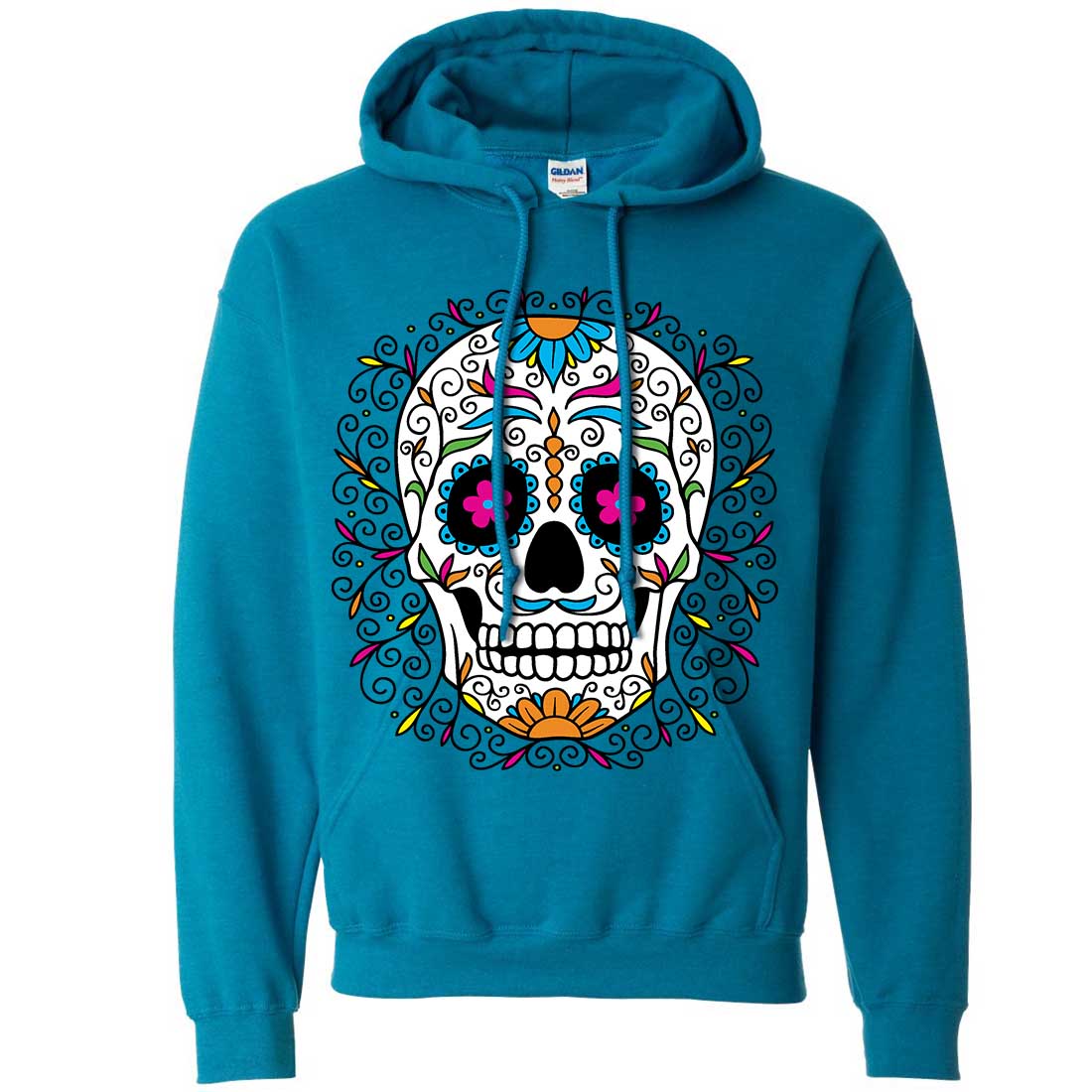 sugar skull hoodie