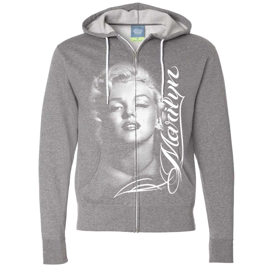 marilyn monroe red bandana hoodie