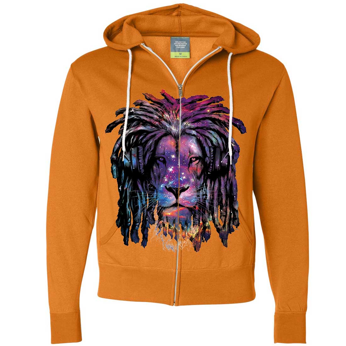 lion zip up hoodie