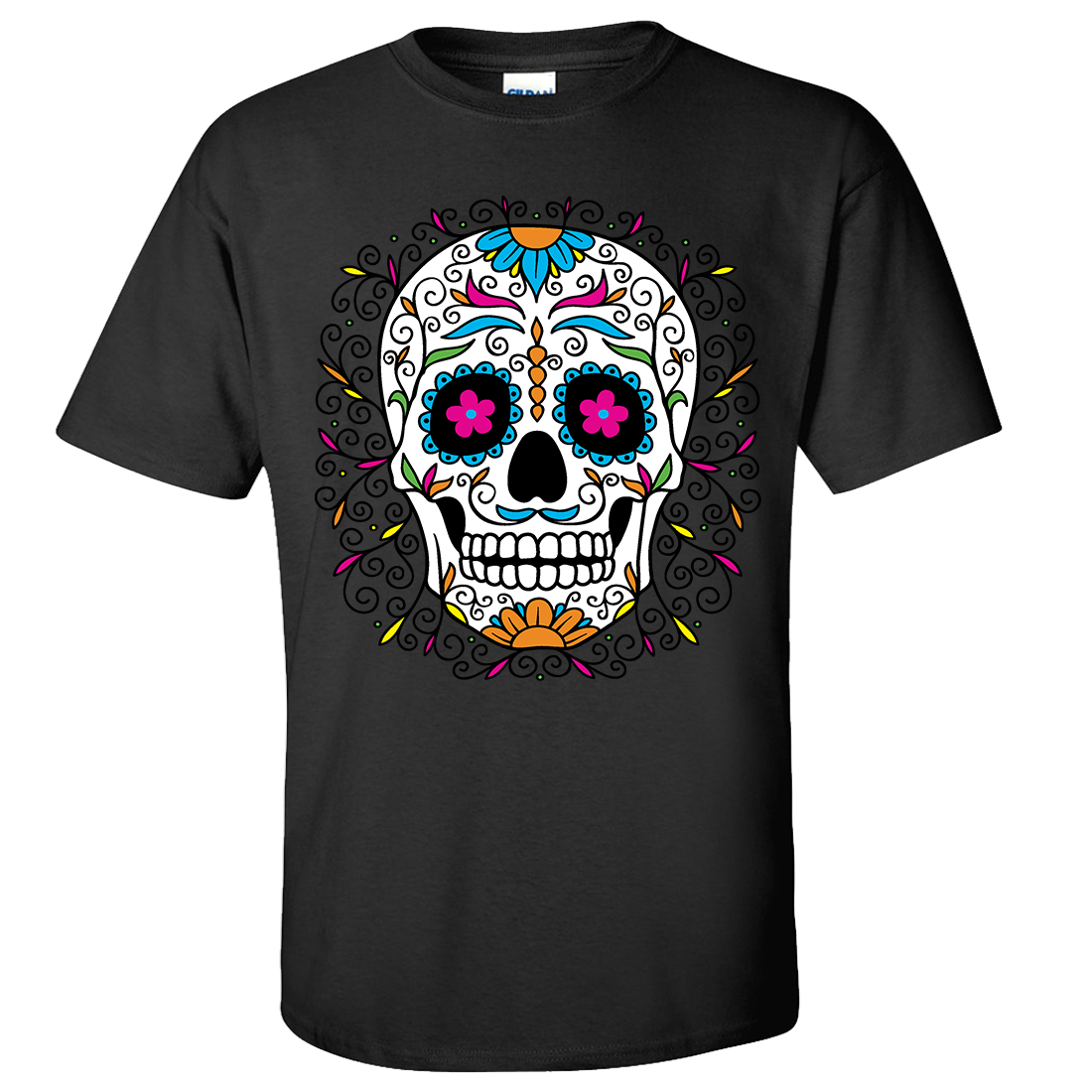 Dia De Los Muertos Pastel Sugar Skull Asst Colors T-shirt/tee | eBay