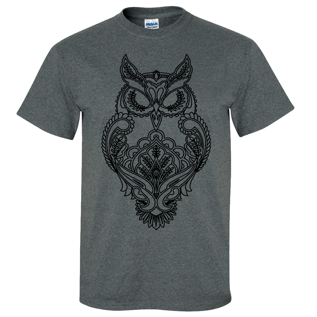 Mystical Owl Stencil Black Asst Colors T Shirt Tee | eBay