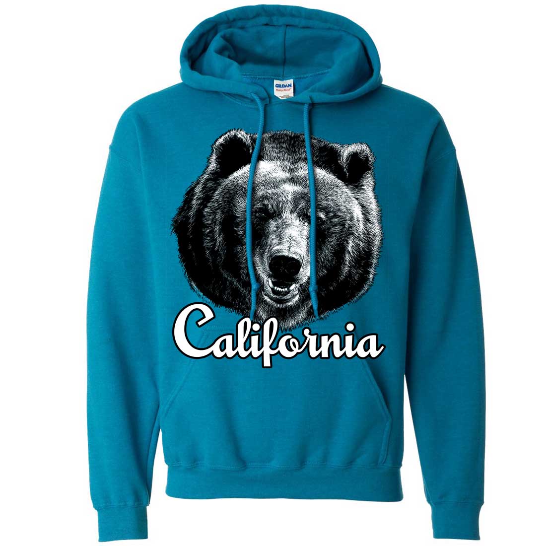 Diana Lee California Grizzly Bear Sweatshirt Hoodie | eBay