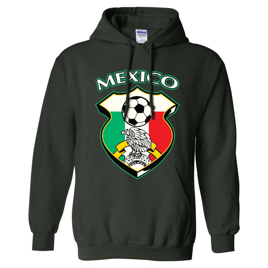 Mexico Soccer Coat of Arms Futbol Team Sweatshirt Hoodie | eBay