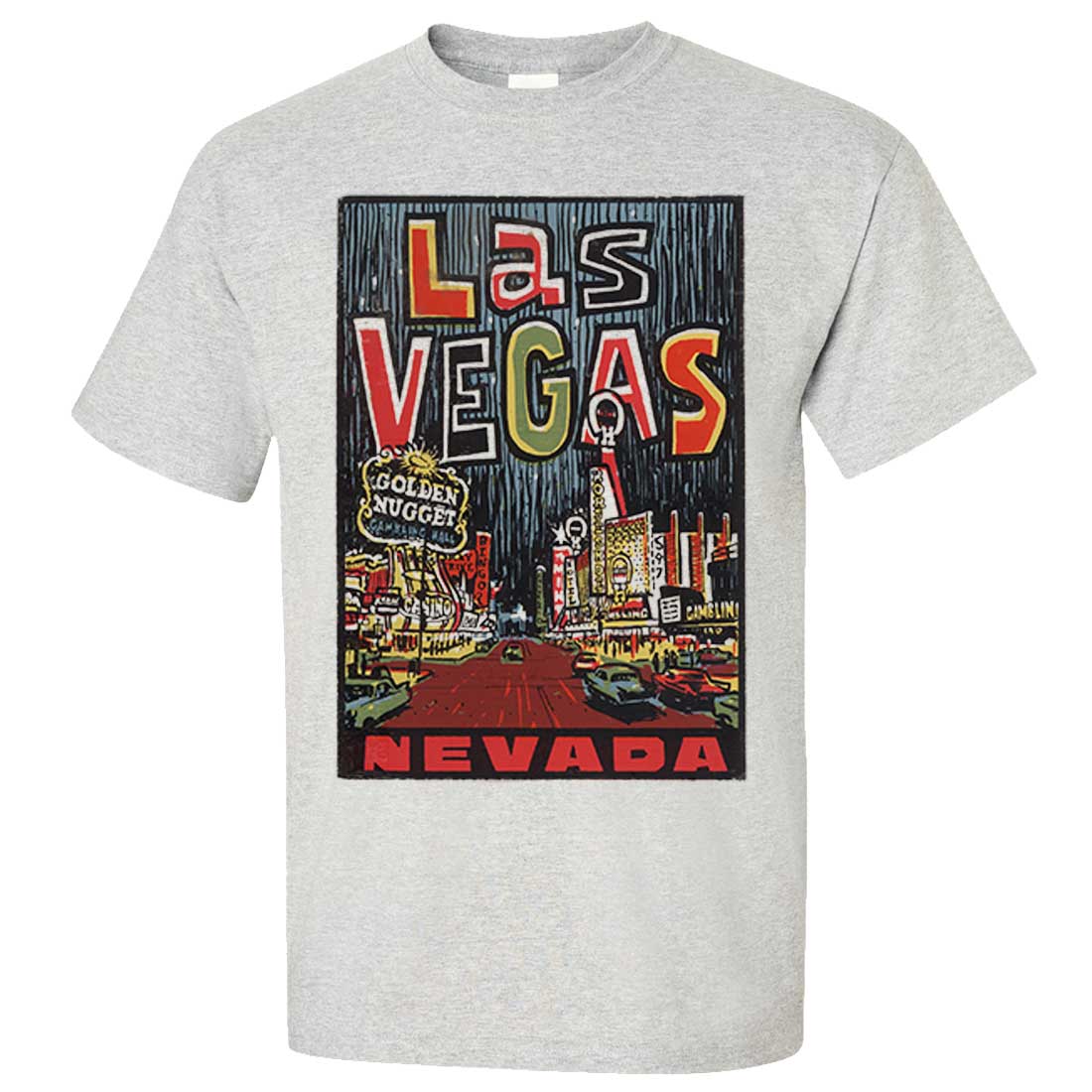 Vintage State Sticker Las Vegas Asst Colors T-shirt/tee | eBay