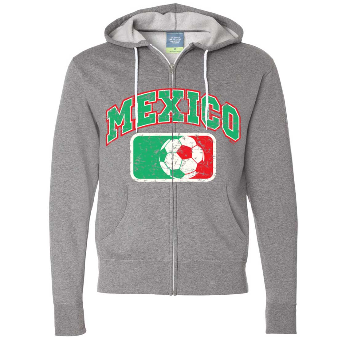 Mexico Vintage Soccer Futbol Team Zip-Up Hoodie | eBay